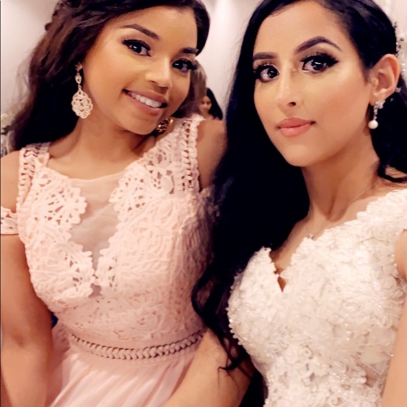 Pale Pink bridesmaid dress. - Picture 7 of 7